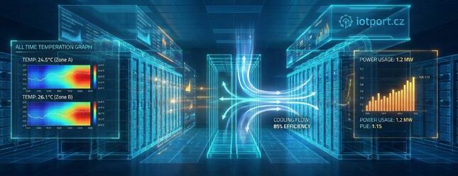 Správa budovy datového centra je bez IoT nemyslitelná
