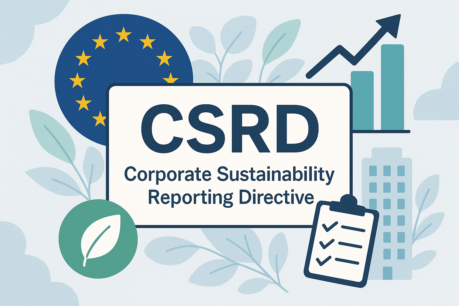 Ilustrační obrázek k evropské legislativě. IoT pomá reportovat naplňování ESG cílů v rámci legislativy CSRD 