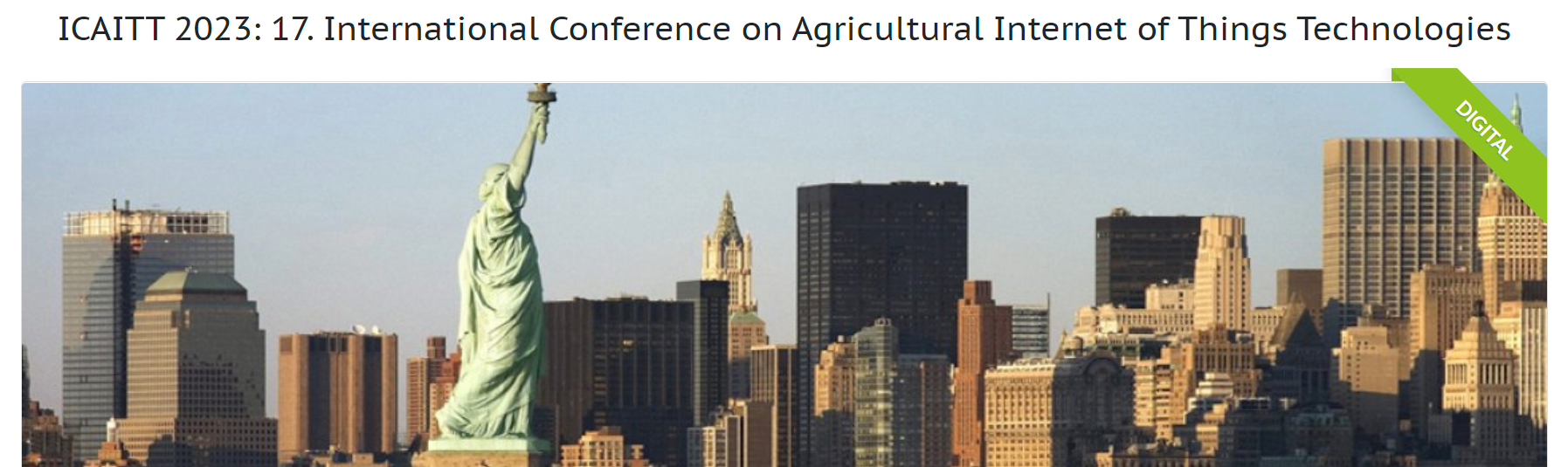 ICAITT 2023: 17. International Conference on Agricultural Internet of Things Technologies