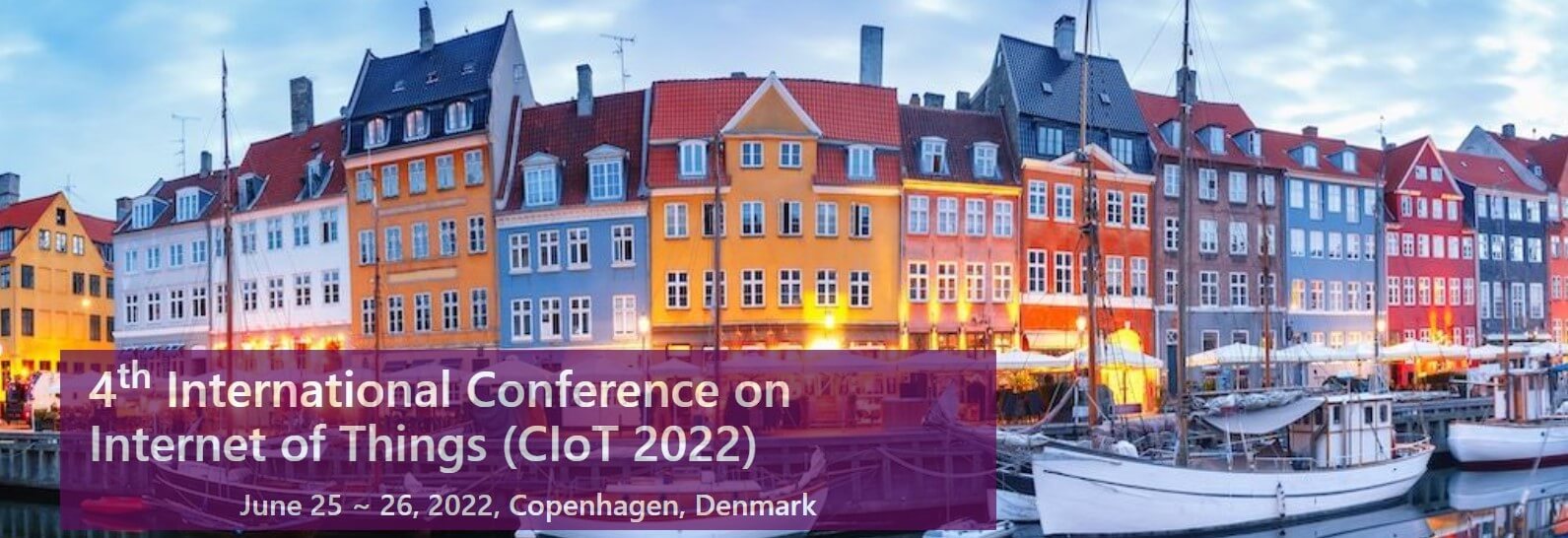 Mezinárodní konference Internetu věcí -. International Conference on Internet of Things (CIoT 2022) - Dánsko